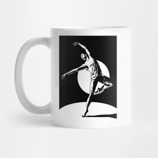 Contemporary Male Dancer Linoprint Mug